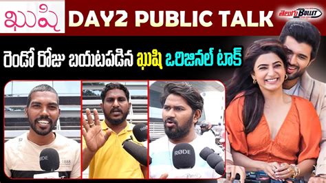 Kushi Movie Day 2 Public Talk Vijay Devarakonda Samantha Kushi