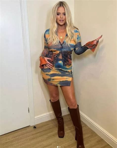 Emily Atack Thrills Fans As She Twerks In Knee High Boots Before