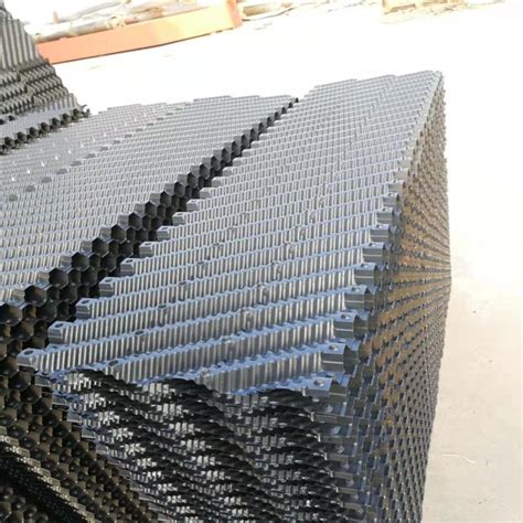 Pvc Cross Fluted Cooling Tower Fill Blocks Honeycomb Film Fill China