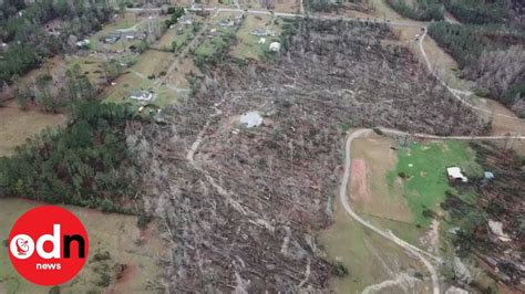 Dramatic Drone Footage Shows Devastation After Deadly Us Tornado Youtube