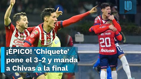 Pico Jes S Chiquete Orozco Pone El Y Manda A Chivas A La