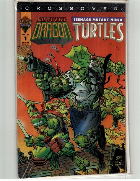 Savage Dragon Teenage Mutant Ninja Turtles Crossover Teenage