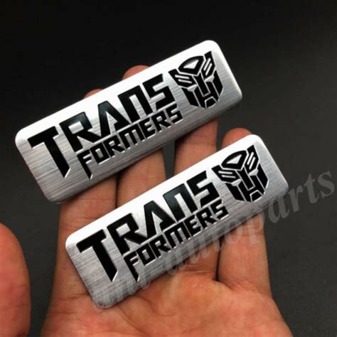 X Metal Transformers Autobot Deception Car Trunk Badge Emblem Decal