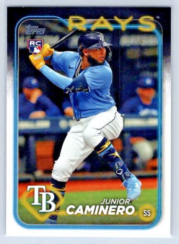 Topps Series Baseball Junior Caminero Tampa Bay Rays Rc