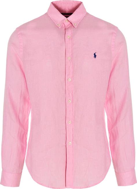 Polo Ralph Lauren Logo Embroidery Linen Shirt Shopstyle