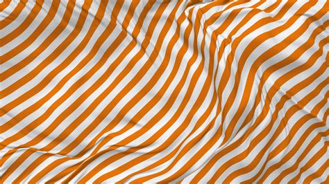 Orange And White Stripe Flag Seamless Looping Background Looped Plain