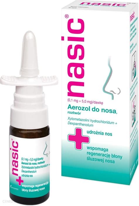 Nasic Aerozol Do Nosa 10ml Opinie I Ceny Na Ceneo Pl