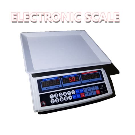 Large 40 KG Electronic Digital Price Computing Rechargeable Supermarket