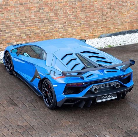 Lamborghini Aventador Super Veloce Jota Painted In Blu Nila Photo Taken