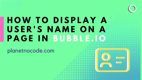 Workflow Page Of Bubble Tutorials Planet No Code