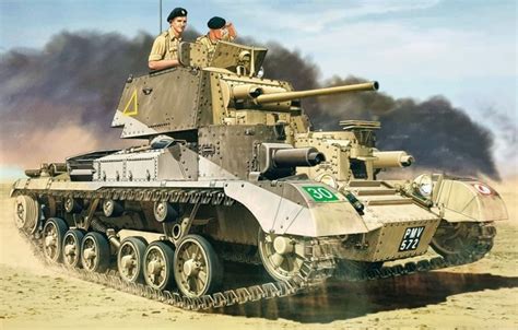 Wallpaper The North African Campaign Cruiser Tank Mk I The War In North Africa English Tank