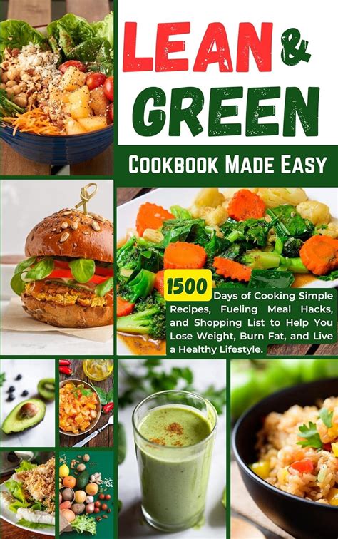 Amazon Lean And Green Cookbook Made Easy Days Of Cooking