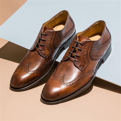 Mens Leather Wingtip Shoes Atelier Yuwa Ciao Jp