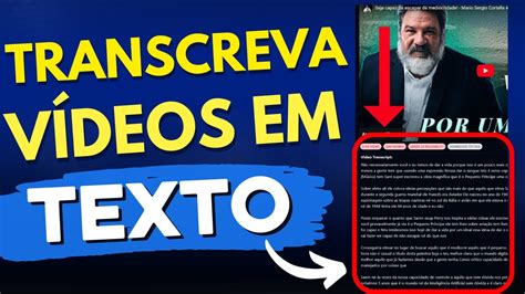 Como Se Escreve A Palavra Vídeo - Veja Como Transcrever Vídeo do Youtube em Texto em Poucos Segundos ...