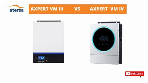 Comparativa Axpert VM III Y Axpert VM IV YouTube