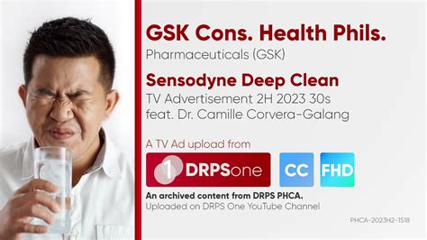 Sensodyne Deep Clean Tv Ad 2h 2023 30s With Dr Camille Corvera Galang Philippines Cchd