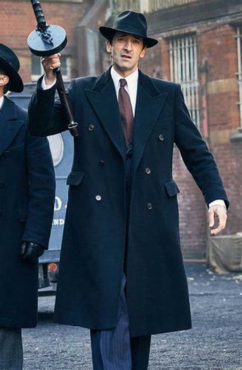 Peaky Blinders Adrien Brody Luca Changretta Wool Trench Coat