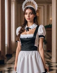 Costume French Maid Outfit Fancy Dress Face Swap Insert Your Face Id