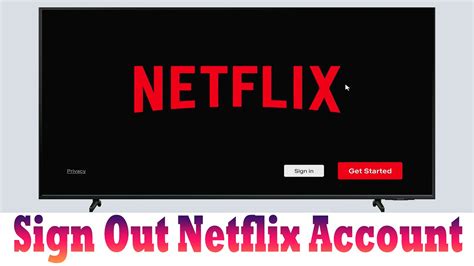 How To Sign Out Netflix Account From Samsung Smart TV YouTube