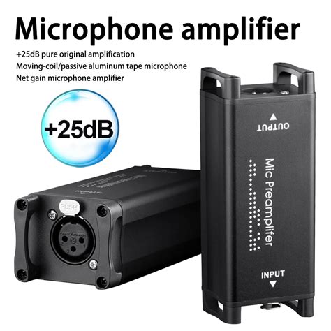 Alctron Ma 1 Microfone Pr Amplificador Booster Ultra Limpo Para Est Dio