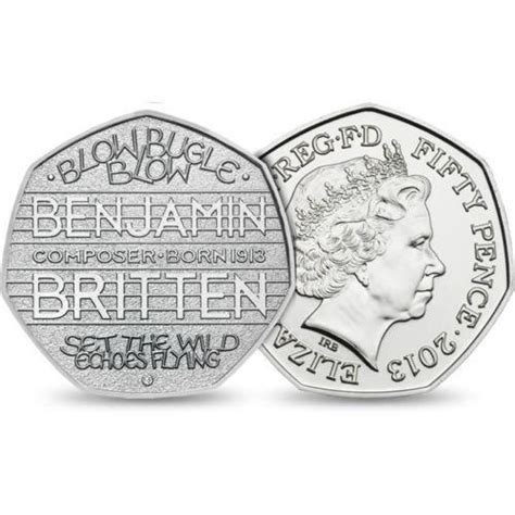 2013 Benjamin Britten 50p Circulated Coin | Copes Coins