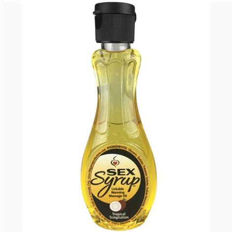 Topco Sales Sex Syrup Warming Massage Oil 118ml Tropical Shopee