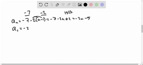 Solved Write The First Five Terms Of Each Arithmetic Sequence With The