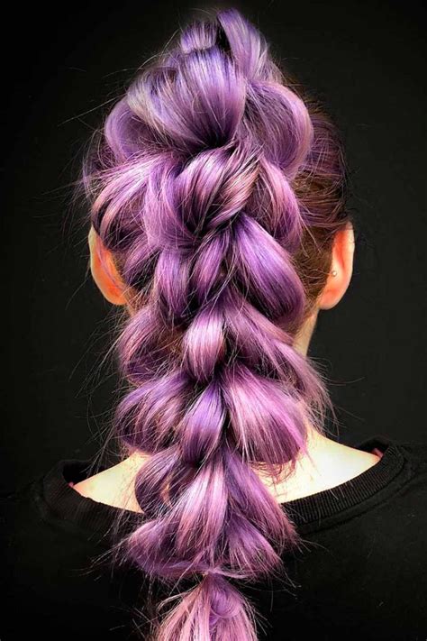 25 Inspirational Ideas For Your Purple Braids