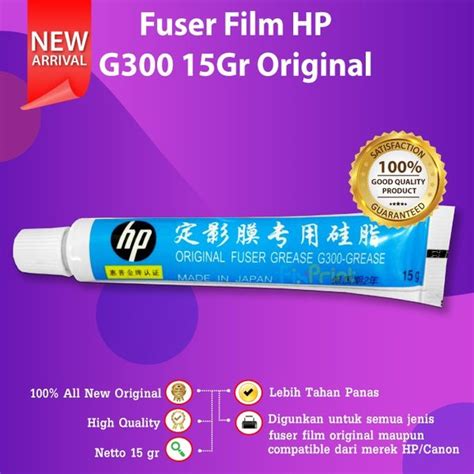 Jual Hp G Original Fuser Grease Gr Pelumas Film Printer Laserjet