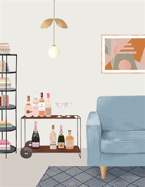 Pin By Alinne Marst On Ilustraci N Art Interior Illustration