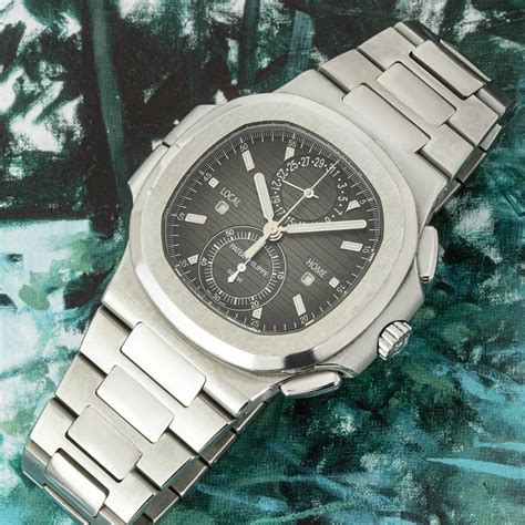 Patek Philippe Nautilus Travel Time Chronograph A For Sale At