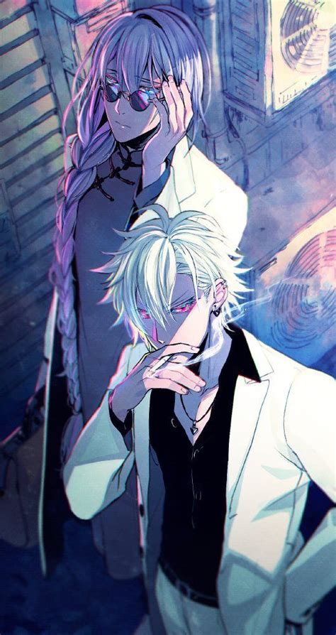 Pin By Sky Flakes On White Hair Guy Anime Anime Boy Hypnosis