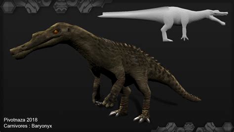 3d Models Carnivores Baryonyx By Pivotnazaofficial On Deviantart