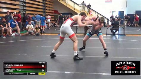 Junior Men 170 Adrien Cramer Illinois Vs Jackson Held Minnesota Youtube