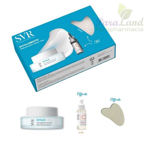 Svr Coffret Hyalu Biotic C Ampoule Gua Sha Jade Paraland