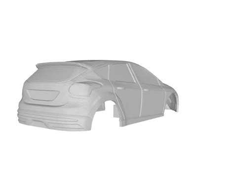 STL File FORD FOCUS ST EDITION BODY ONLY THE BODYWORK Model To