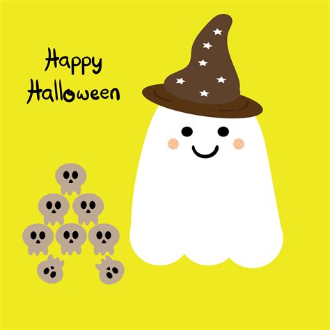 Cute Halloween Ghost Wallpaper