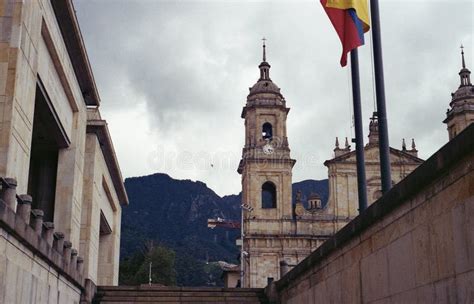 Beautiful View Of The Primary Cathedral Of Bogota Captured In Colombia