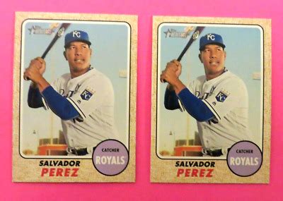 Topps Heritage Kansas City Royals Salvador Perez Ebay