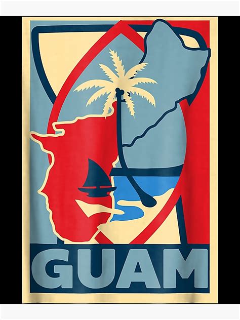 Guam Graphic Design Hope Inspired Dark S12260 Poster For Sale By