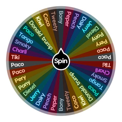 Random Bingo Wheel Name Picker Terenumber