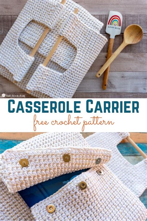 Casserole Carrier Free Crochet Pattern Diy Crochet Projects Crochet