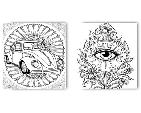 70s Retro Coloring Pages For Adults Coloring Pages For Kids