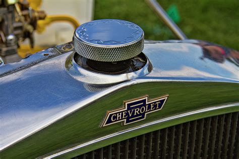 1932 Chevrolet Emblem And Radiator Cap Photograph By Nick Gray Fine