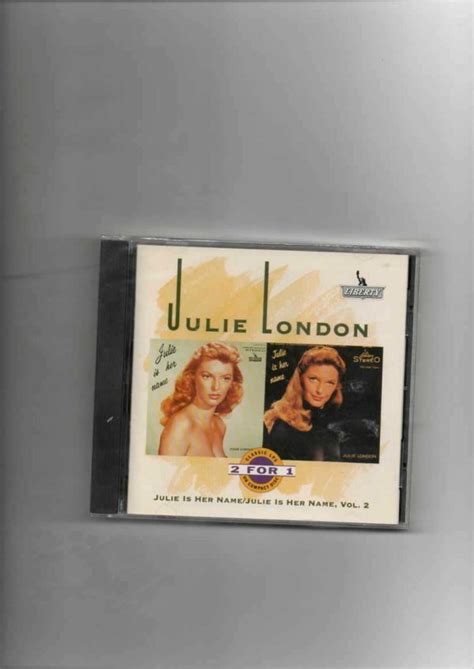 JULIE LONDON JULIE IS HER NAME JULIE IS HER NAME VOL 2 BRAND NEW CD