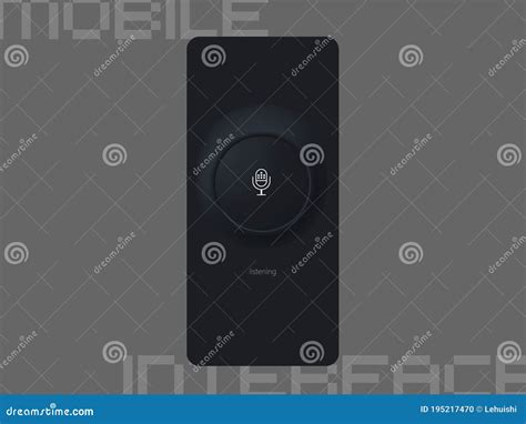 Microphone Neumorphic Design Kit With Neumorphism Style App Ui Ux