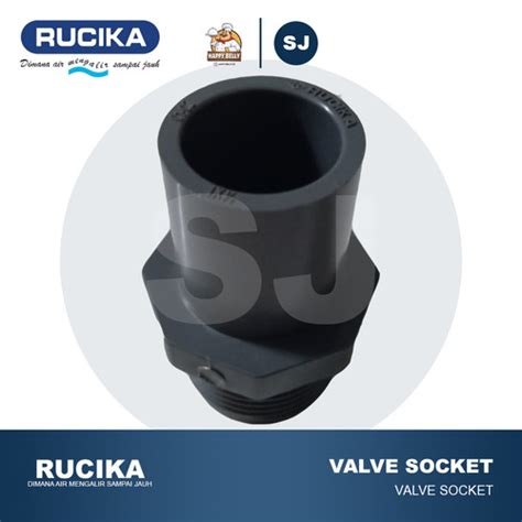 Jual Valve Socket Rucika Aw V Sok Drat Luar Kota Medan Sj Warna