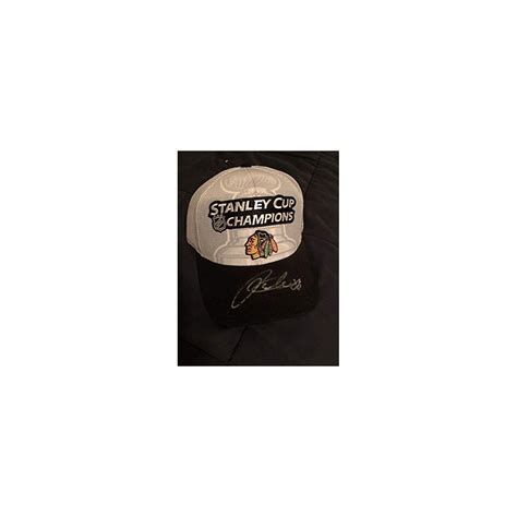 Patrick Kane Autographed Signed Stanley Cup Champions Hat – Beckett ...