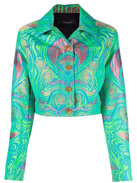 Buy Versace Medusa Music Cropped Jacket At 50 Off Editorialist