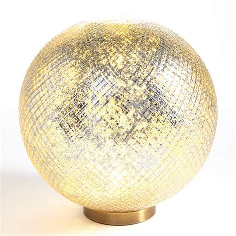 Mercury Glass Led Globe Large Ballard Designs